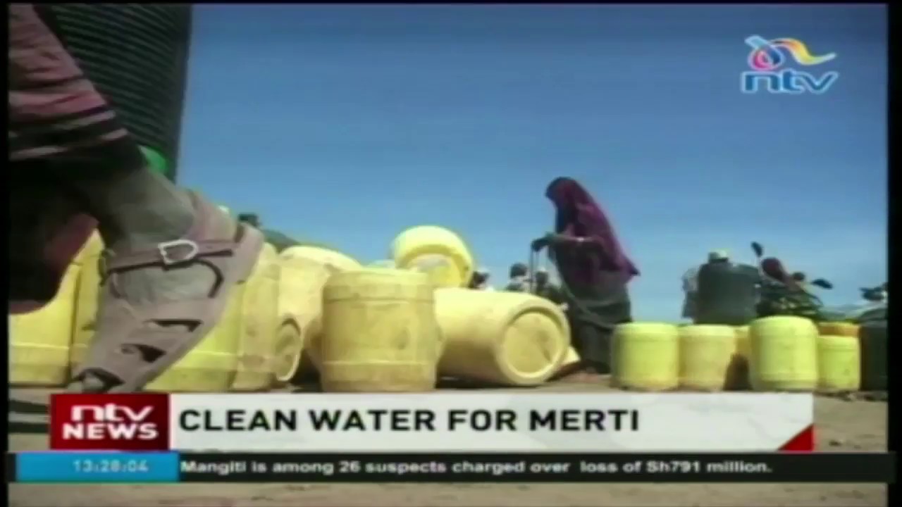 Merti receives piped water for first time since independence
