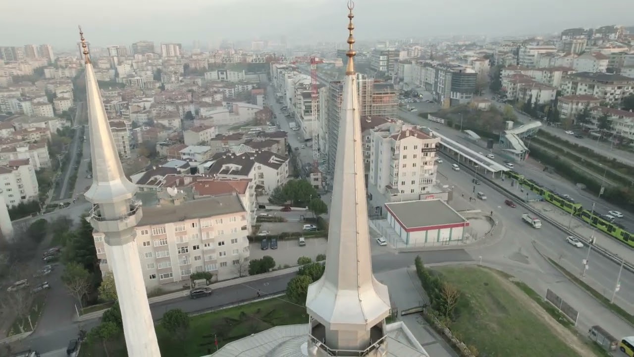 Merve Camii Bursa Drone Videosu