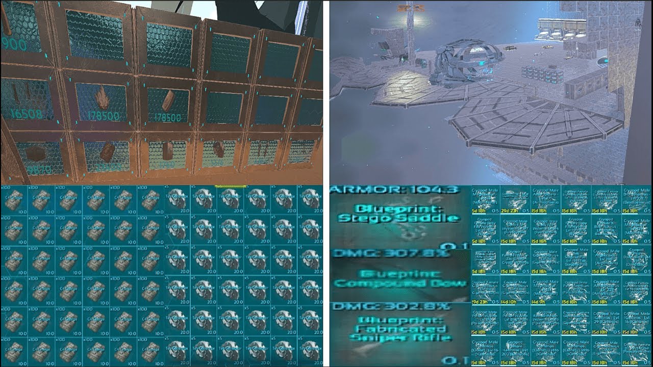 Mesh Base & Stash Raid - Ark Survival Evolved