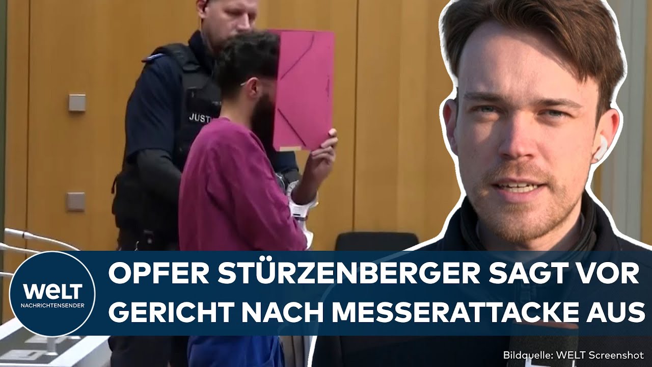 MESSERATTACKE IN MANNHEIM: Opfer Michael Stürzenberger sagt vor Gericht aus! Verdächtiger gesteht