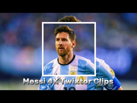 Messi 4K Twixtor Clips For Edits [60fps With CC]