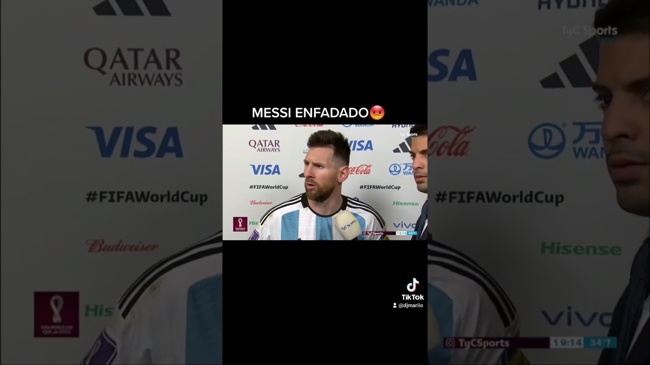 MESSI ENFADADO😡 QUÉ MIRÁS BOBO ANDÁ PA ALLÁ BOBO