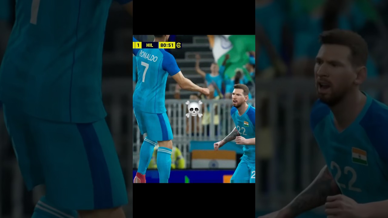 Messi Strikes☠️💀#football#pes#efootball#fifa#ronaldo#messi#neymar#shorts#youtube#gaming#soccer
