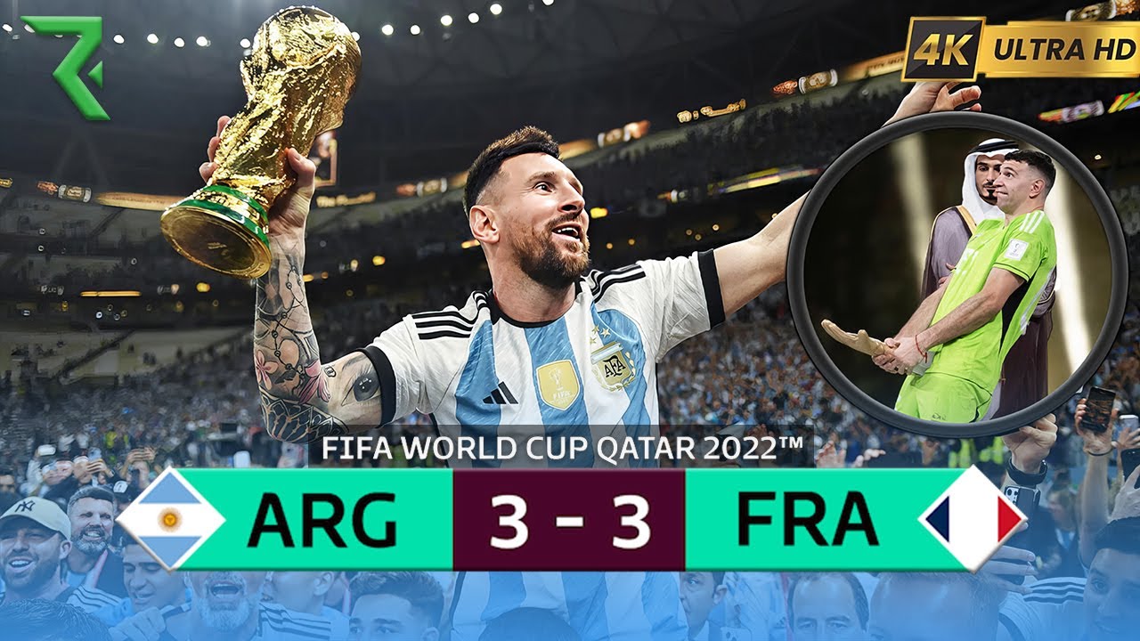 MESSI WON THE TROPHY IN THE BEST AND MOST DRAMATIC WORLD CUP FINAL OF ALL TIME