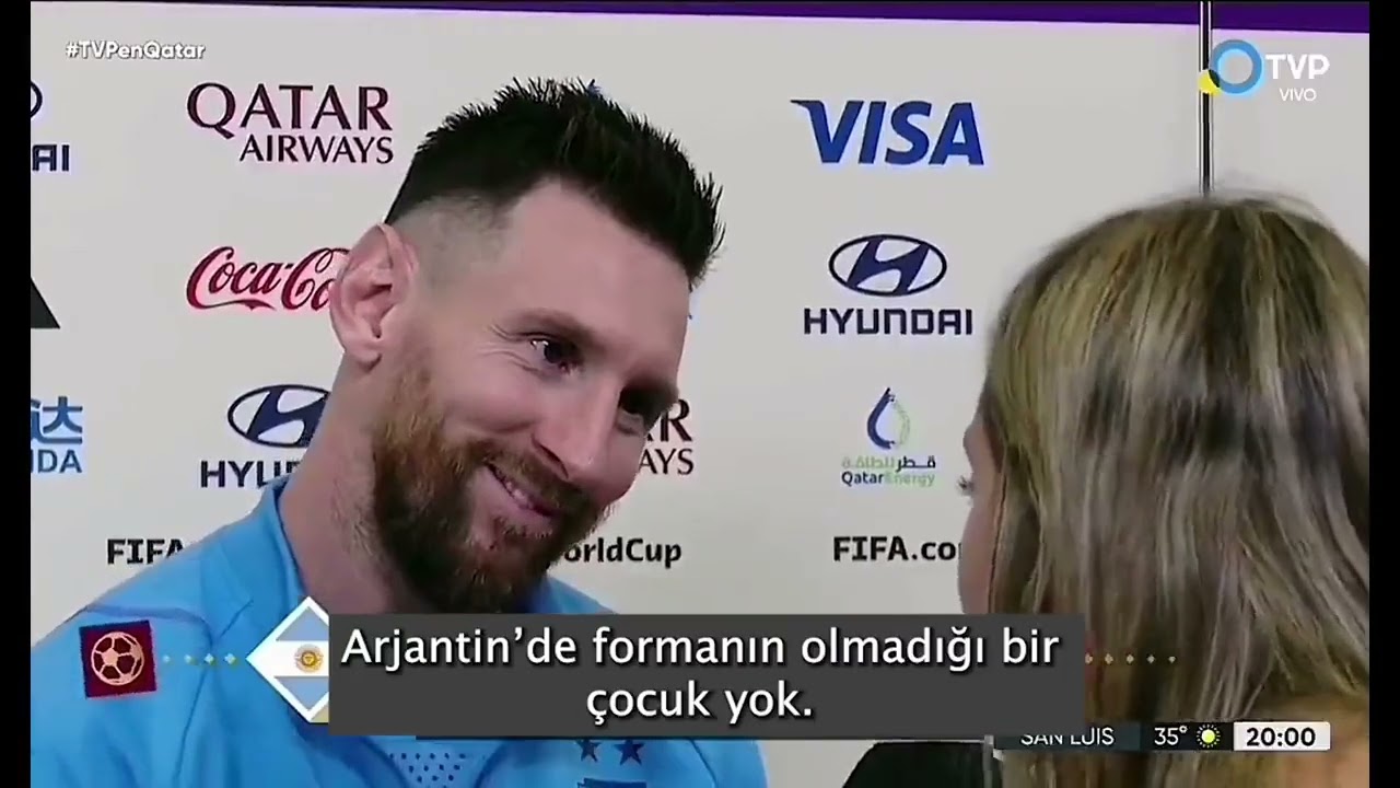 Messi'yi duygulandıran gazeteci #arjantin #dünyakupası #katar