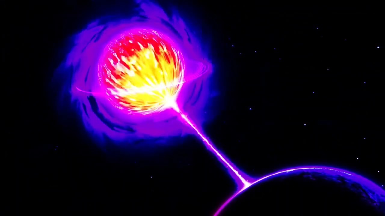 Meteor Explosion Power Effect Black Screen