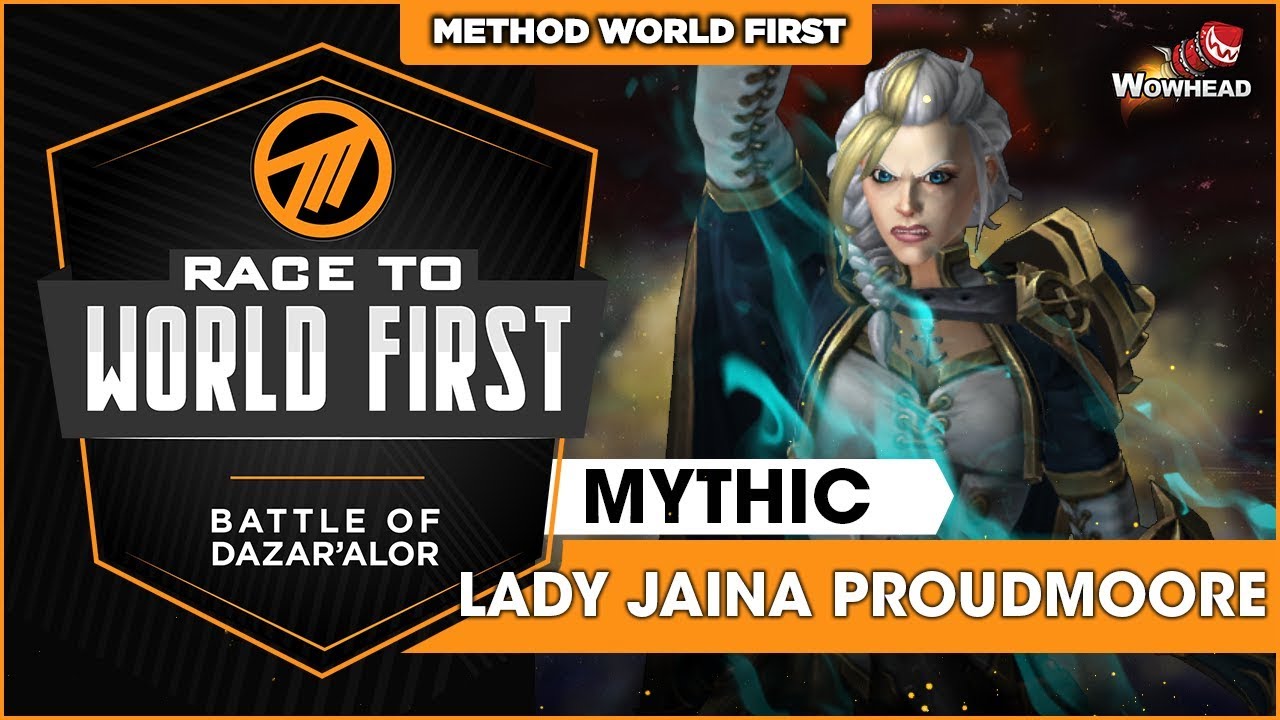 Method VS Jaina Proudmoore WORLD FIRST - Mythic Battle of Dazar'alor