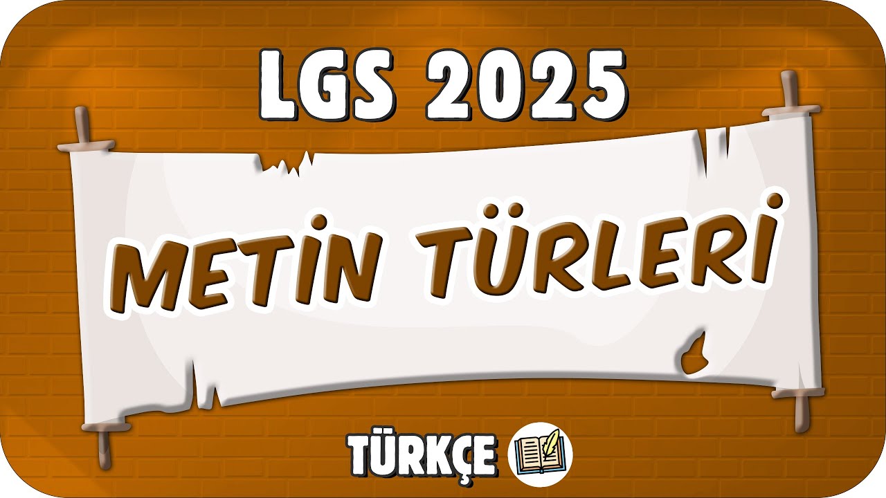 Metin Türleri 📙 8TURK17 #2025LGS
