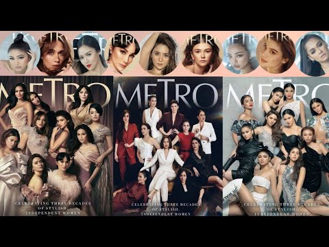 METRO MAGAZINE'S  || (30 Female Stars Shine)