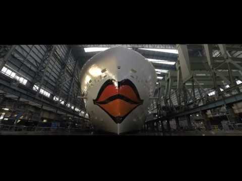 MEYER WERFT: AIDAnova Float Out / Ausdocken