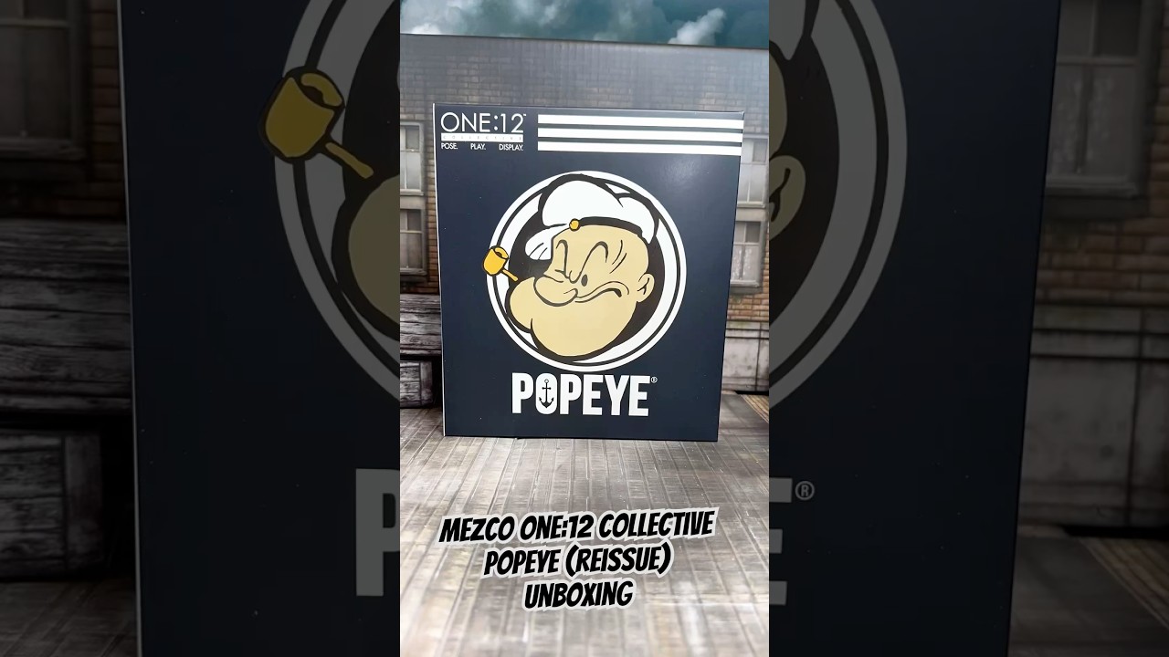 Mezco Popeye..! #actionfigures #mezcotoys #popeye #mezco #popeyethesailorman #toys #unboxing