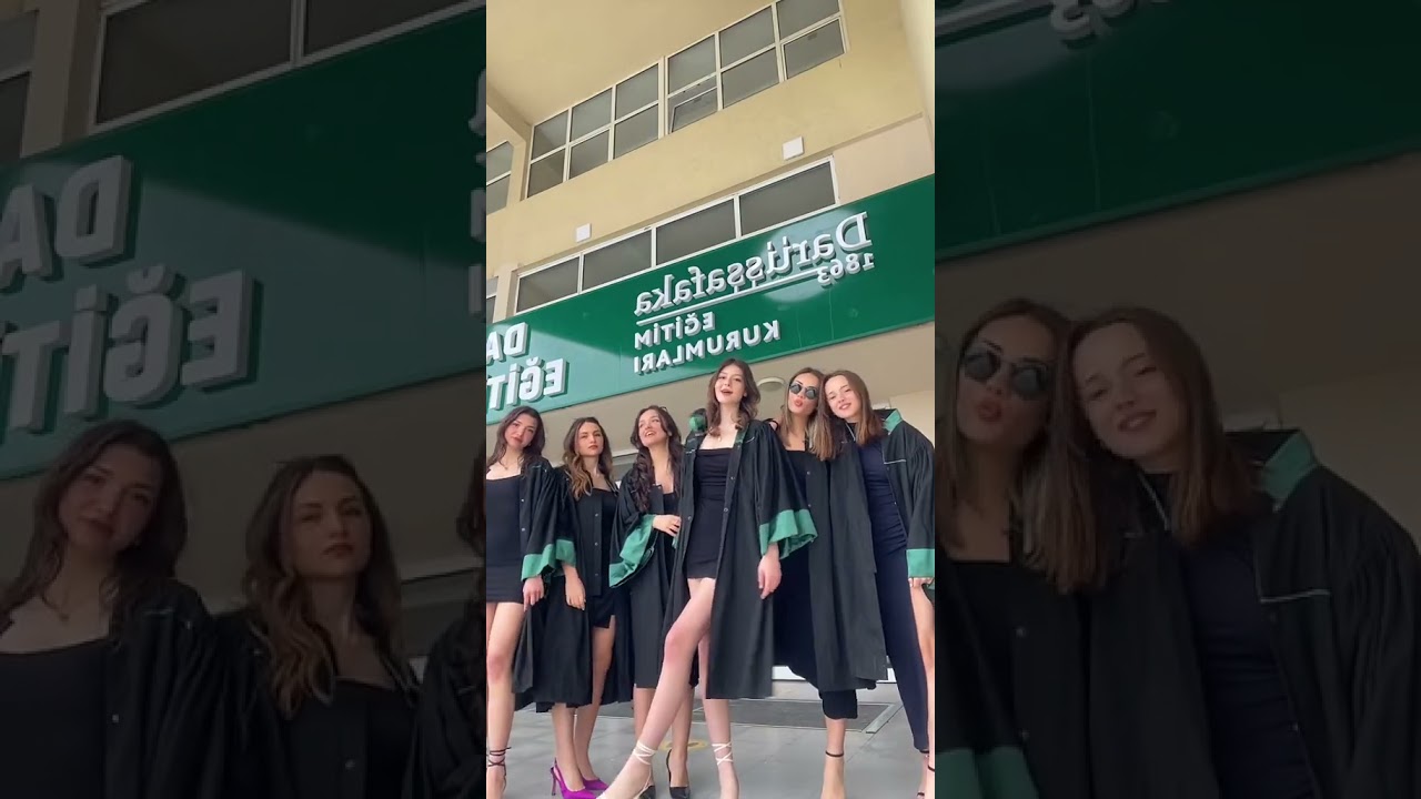 Mezuniyet töreni üniversiteli kızlar #shorts