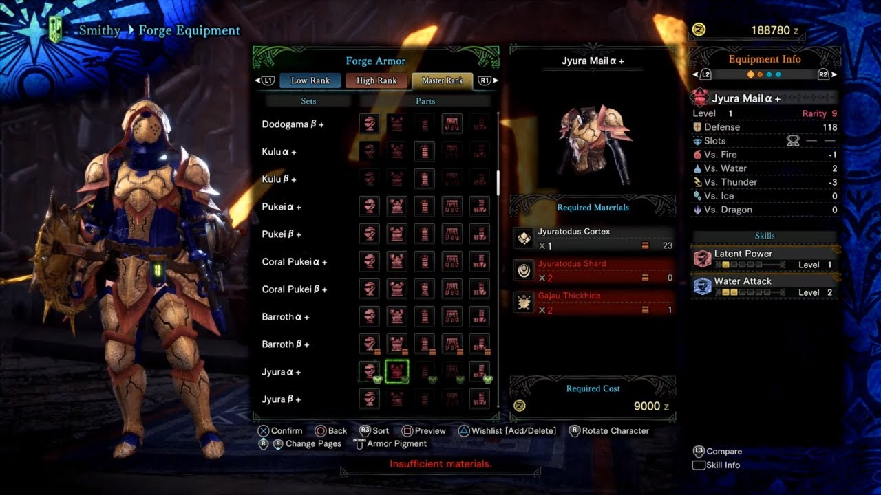 MH World: Iceborne  -  Armory  | Jyura Armor