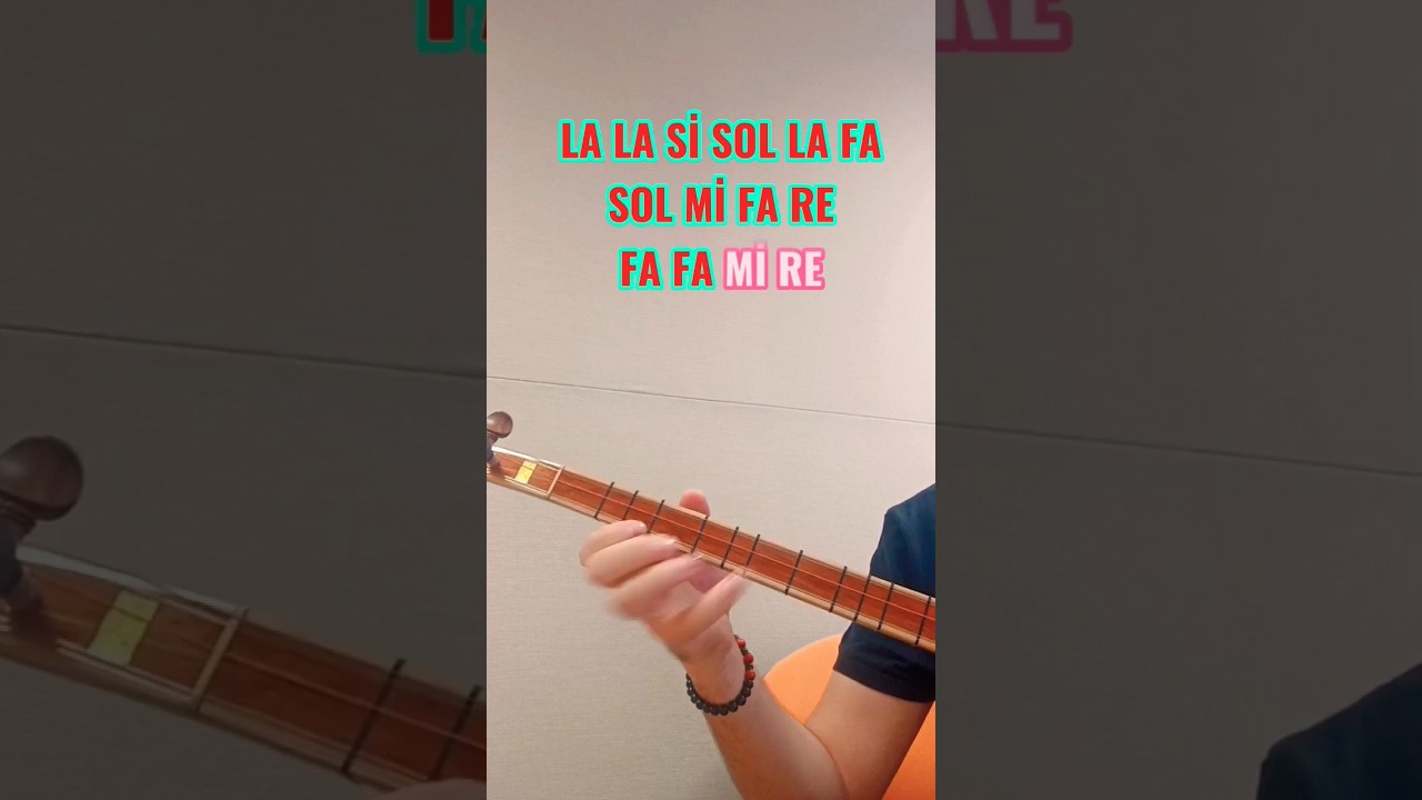 MİHRİBAN TÜRKÜSÜ & BAĞLAMA - SAZ KOLAY ÇALIMI #türkü #saz #karaoke #türküler #neşetertaş