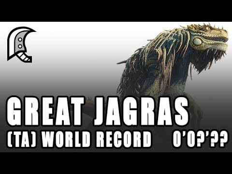 MHWorld | Great Jagras solo TA (GS), WORLD RECORD 0'0?'??