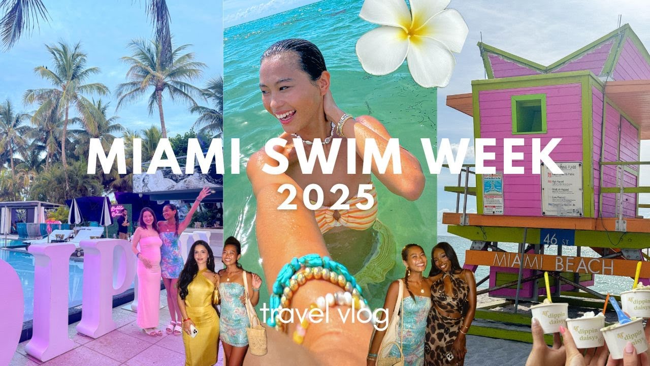 Miami Swim Week 2025 Vlog | Fashion Events, After Parties, and Gifting Suites w/ hauls!