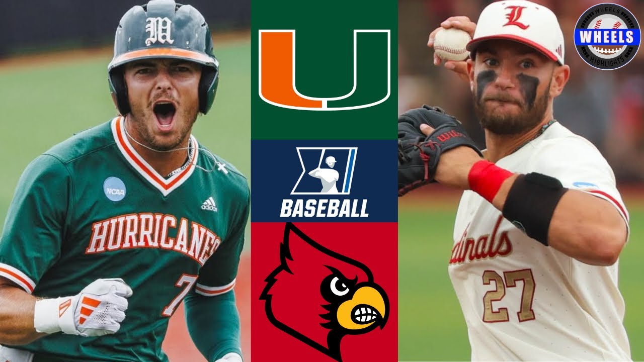 Miami vs Louisville | Winner To College World Series | 2025 College Baseball Highlights