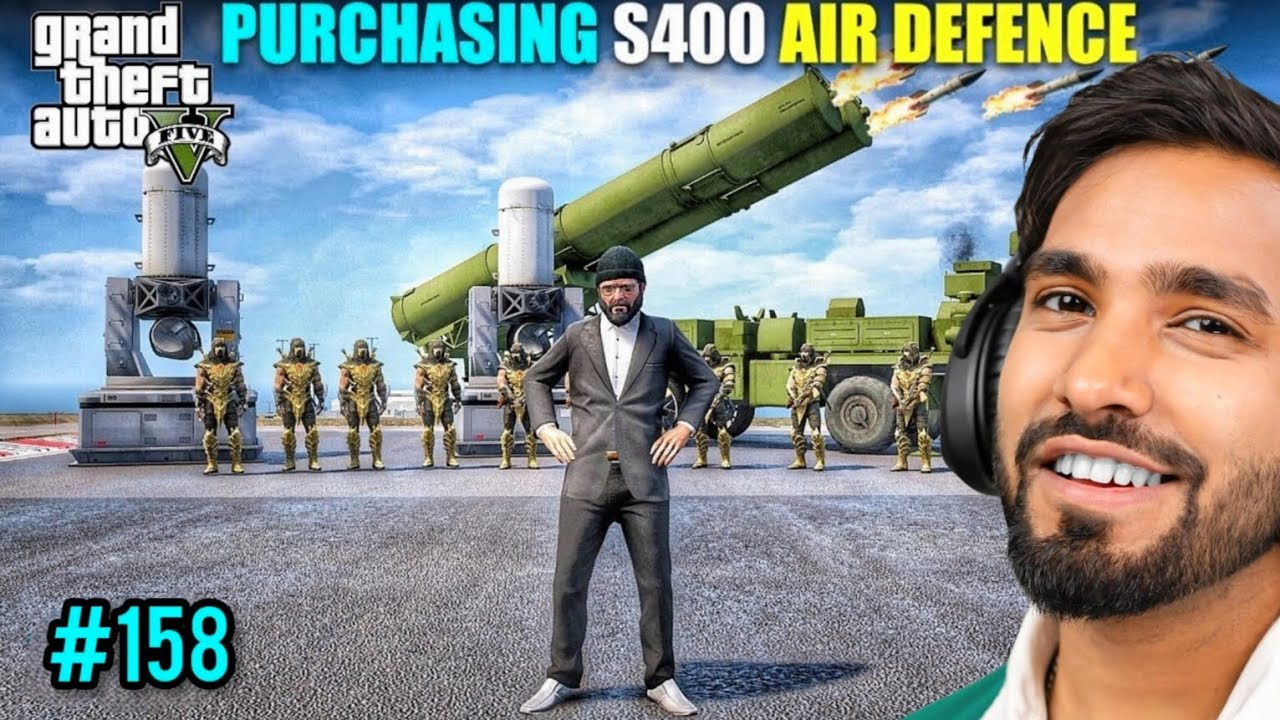 MICHAEL FINNALLY PURCHASED S400 AIR DEFENCE IN GTA 5 | TECHNO GAMERZ GTA 5 GAMEPLAY | #158