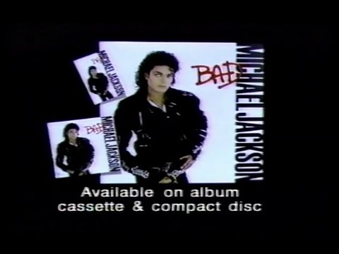 Michael Jackson Bad Album Release Commercial 1987