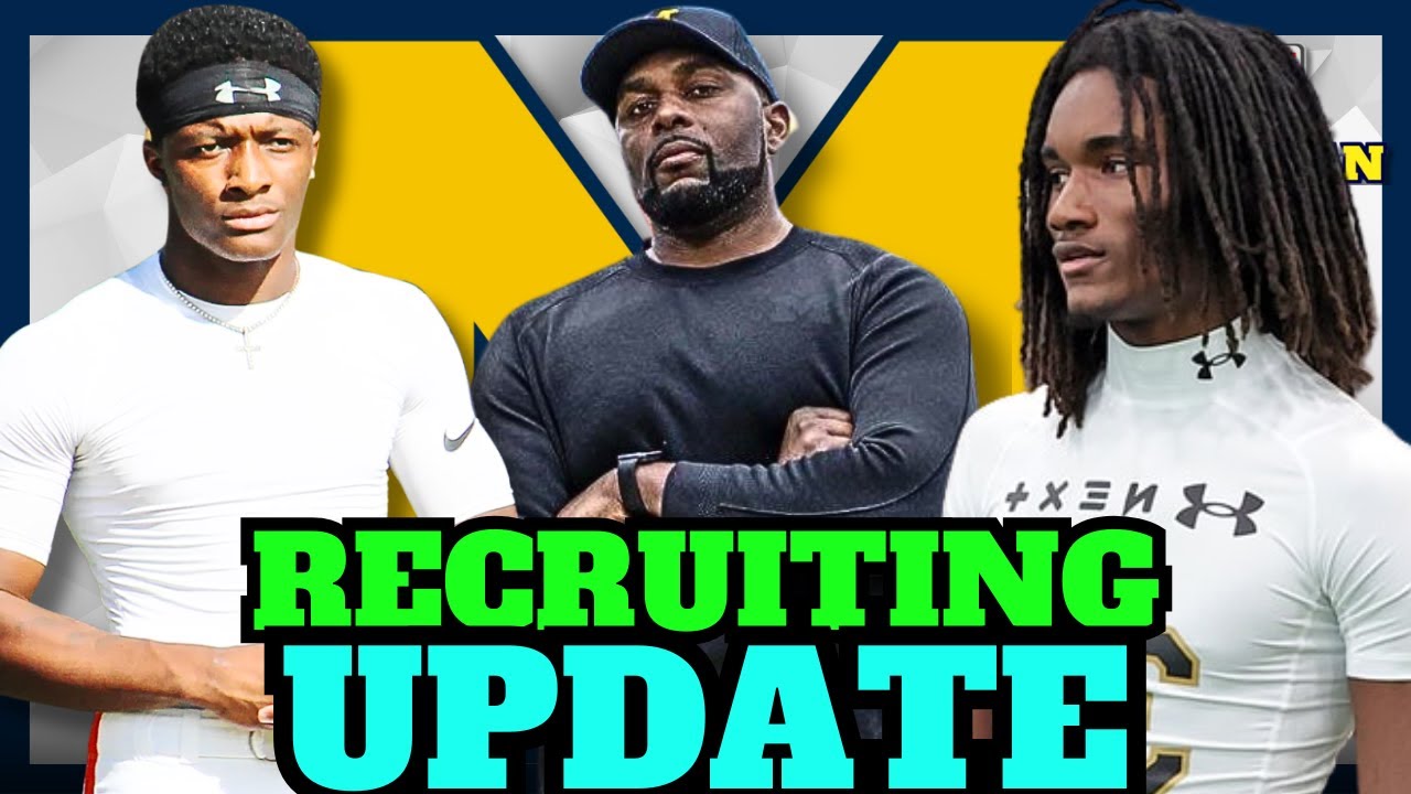 MICHIGAN RECRUITING UPDATE - ( Savion Hiter, Malakai Lee, Zion Robinson, Alister Vallejo)