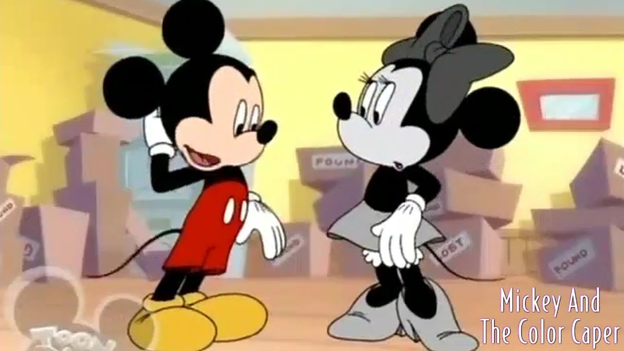 Mickey and the Color Caper 2002 Disney Mickey, Goofy, Donald, and Minnie Cartoon Short Film | Review