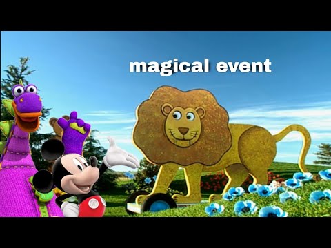 Mickey club'house magical event lion and the bear