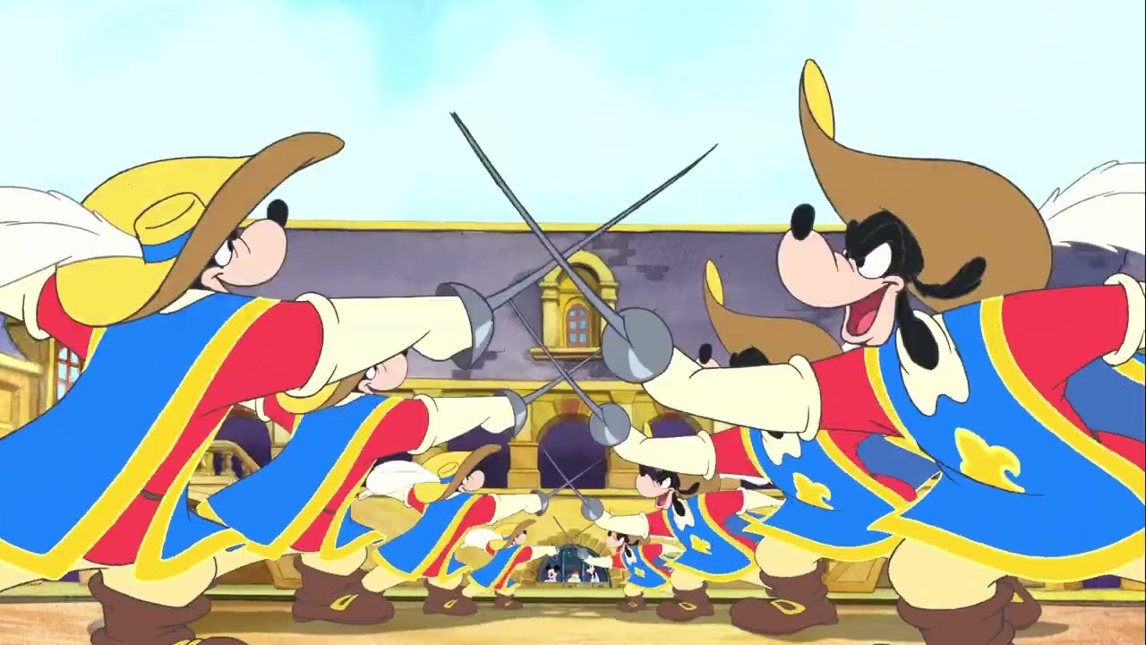 Mickey, Donald, Goofy The Three Musketeers (2004) - All for One and One for All [2K]