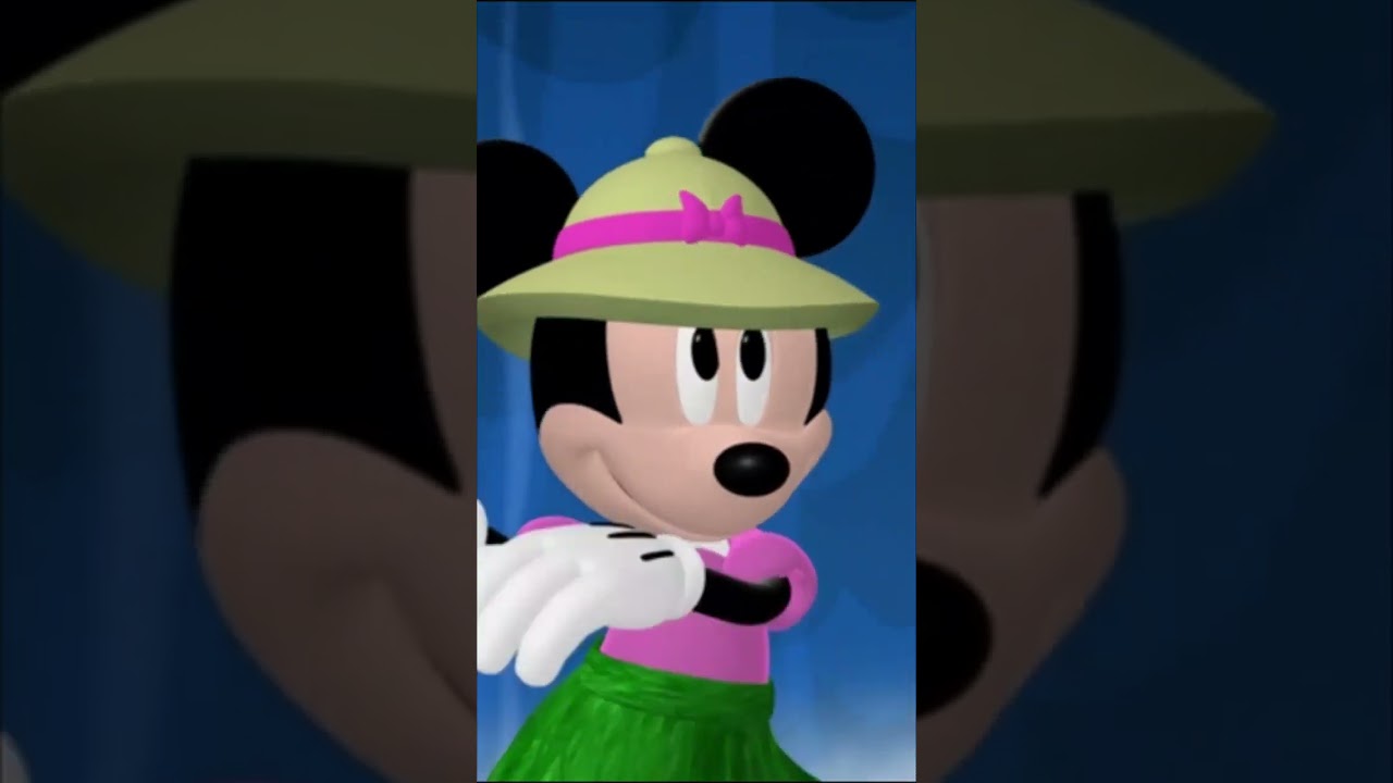 Mickey Mouse & Minnie Hibiscus Hula
