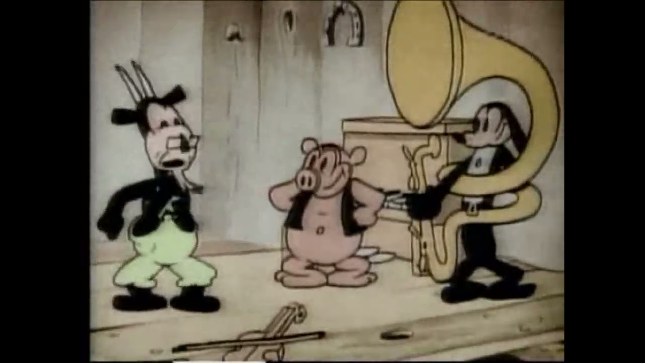 Mickey Mouse - The Barn Dance (Colorized Version)