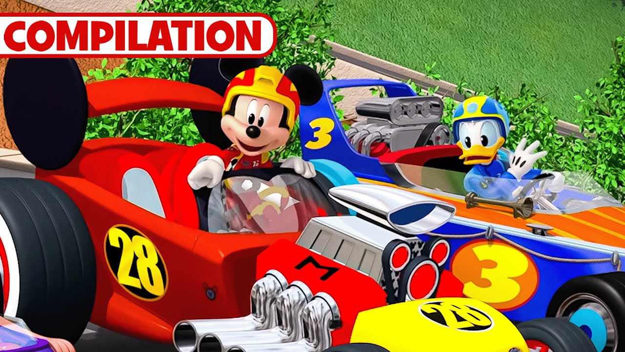Mickey Mouse Compilation 🐭🏁 | 6 Full Episodes | Mickey and the Roadster Racers | @disneyjr
