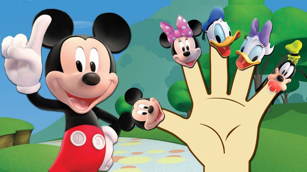 Mickey Mouse Finger Family   Nursery Rhymes Lyrics #MickeyMouse