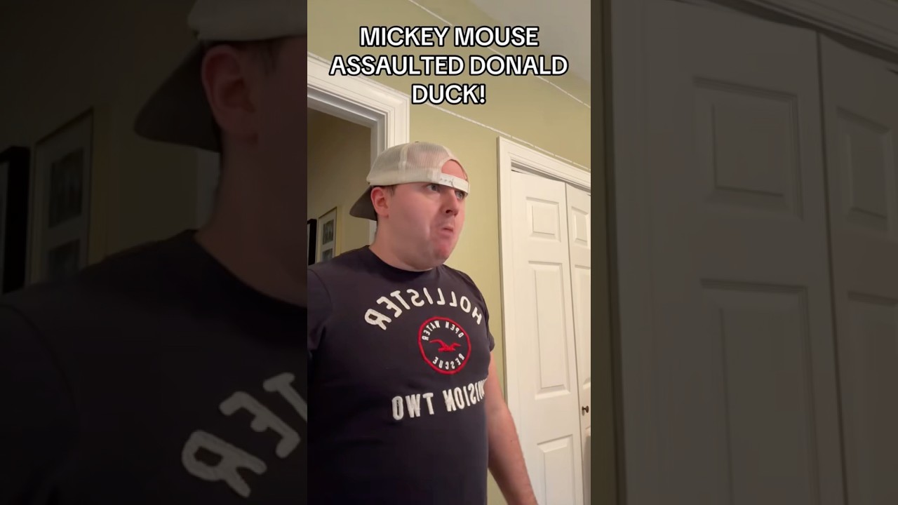 MICKEY MOUSE GETS ARRESTED FOR ASSAULTING DONALD! #youtubeshorts #comedy #tal_on #mickeymouse
