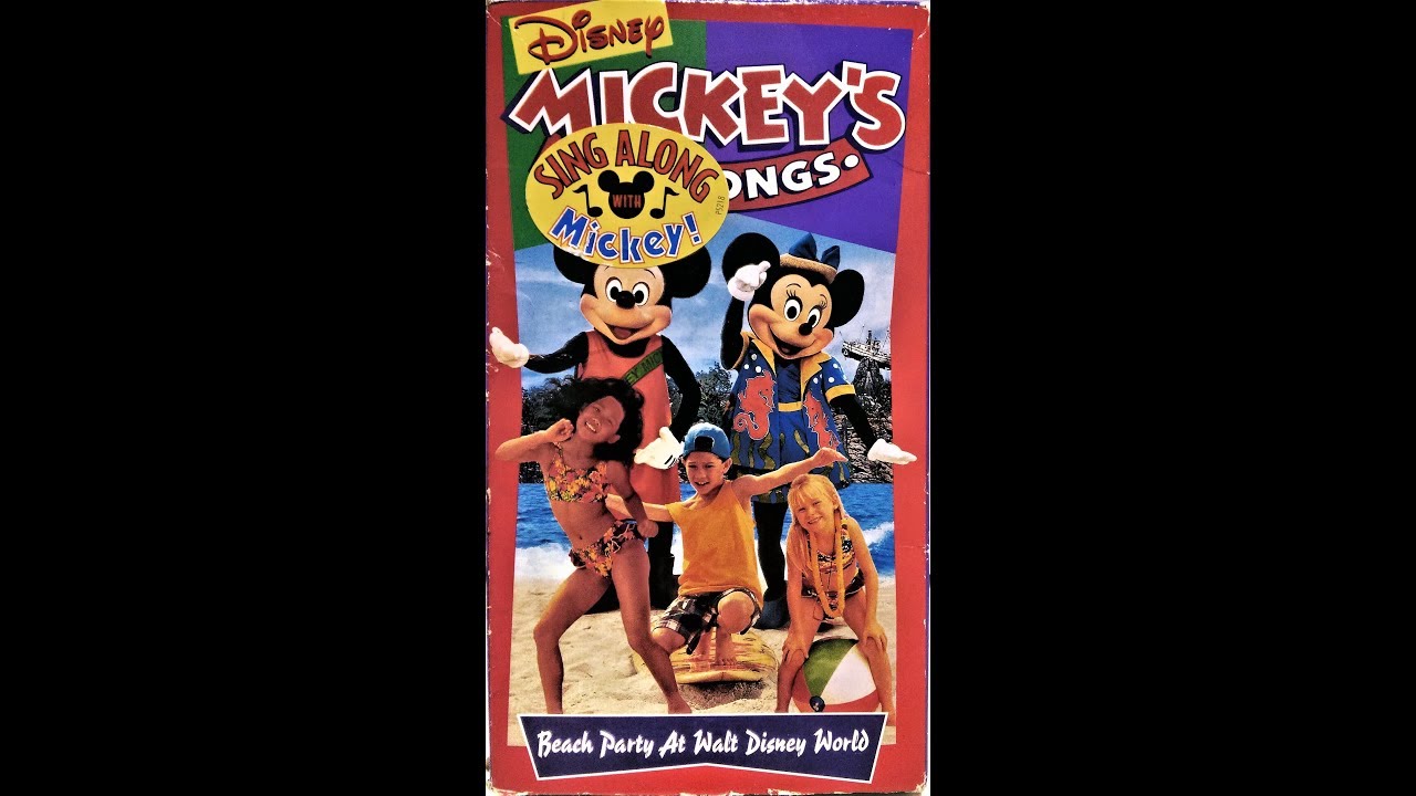 Mickey's Fun Songs - Beach Party at Walt Disney World (1995 VHS) full in HD