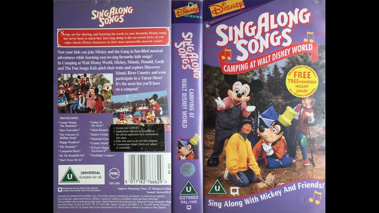 Mickey's Fun Songs - Camping at Walt Disney World [VHS] (1996)