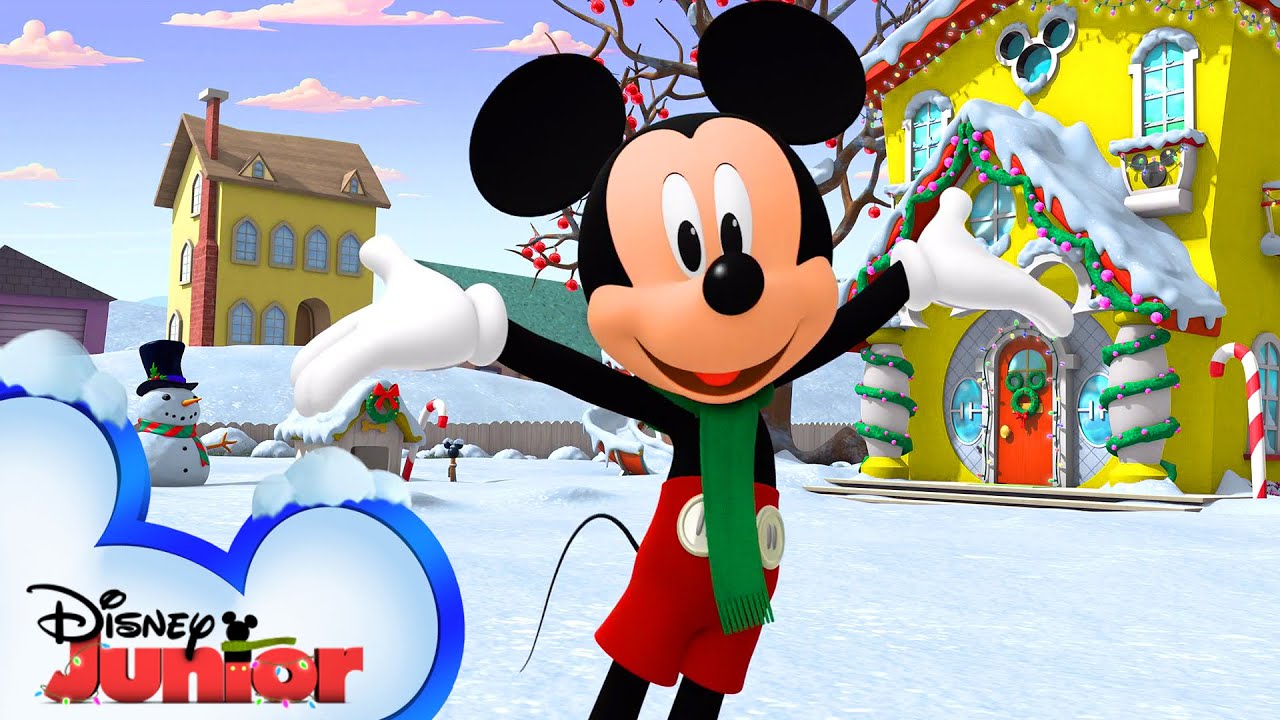 Mickey's Holiday Party ❄️| Music Video | Disney Junior