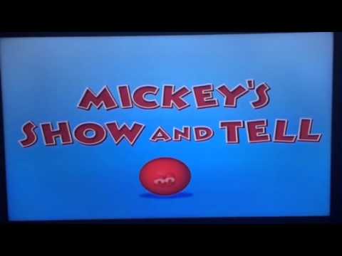 Mickey's Show and Tell Title Card
