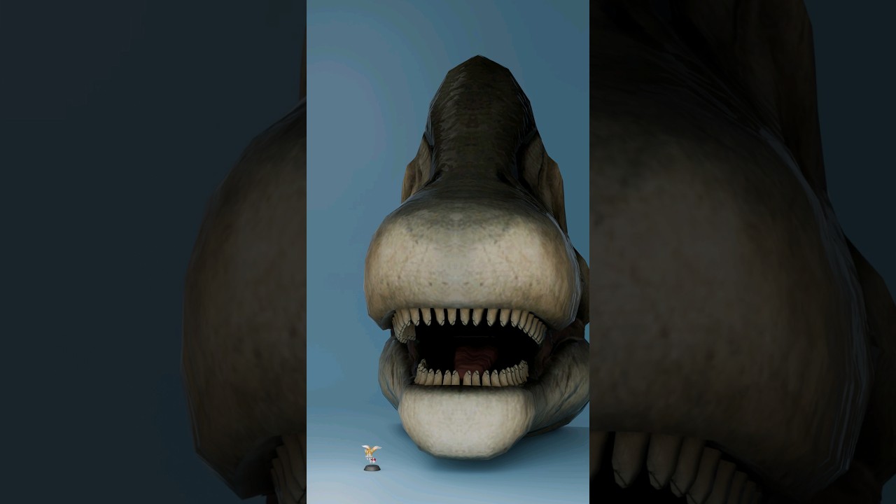 Microraptor Mouth vs Brachiosaurus Mouth