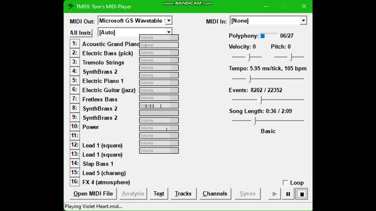 Microsoft GS Wavetable Synth : Default VS Enhanced Soundfont