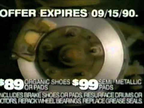Midas Brake Service commercial - 1990