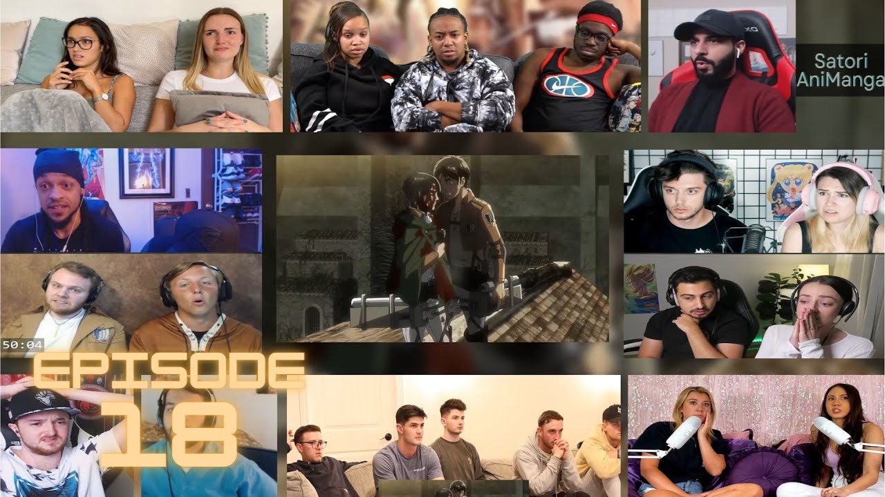 Midnight Sun | Attack on Titan Season 3 Episode 18 Reaction Mashup |