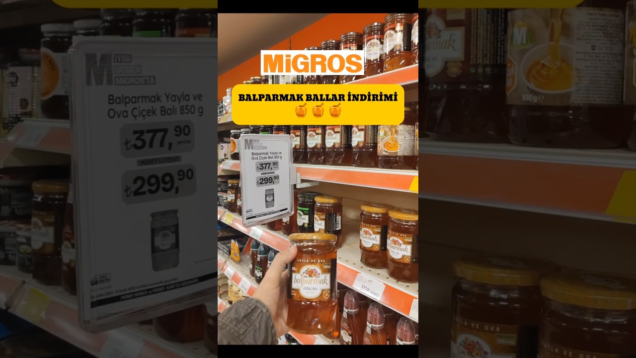 Migros Market Balparmak Bal İndirimli Fiyatları #keşfet #shorts #ankara #fyp #reels #reklam değildir
