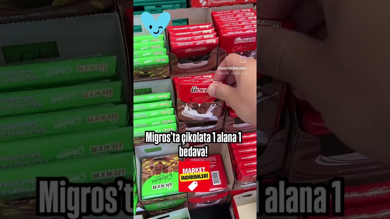 Migros’ta çikolata 1 alana 1 bedava #aktuel #alışveriş #marketfiyatlari #migros