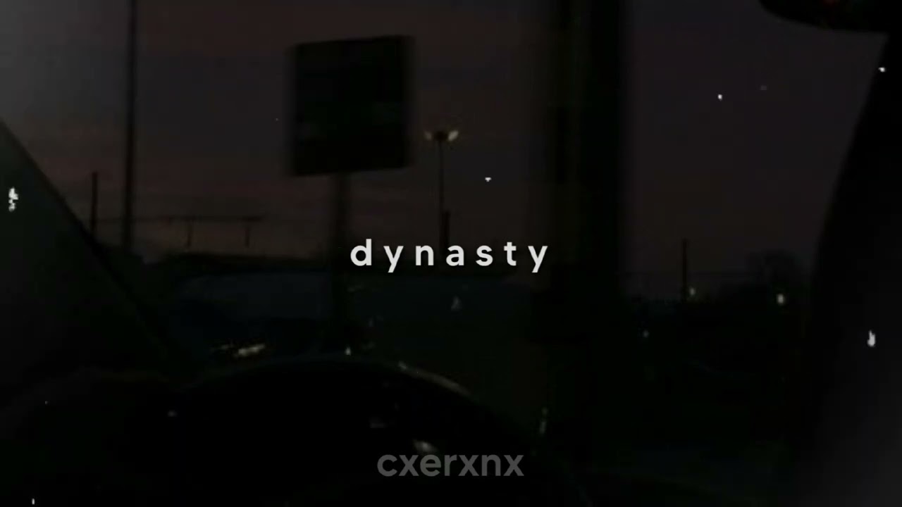 miia - dynasty (slowed + reverb)