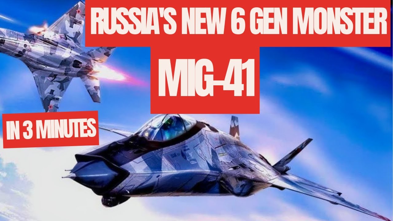 Mikoyan MiG-41 Russia's New 6 Gen Monster (3 Minutes)