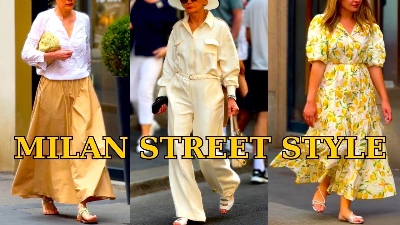 Milan Street Style 2025 – Effortless, Stylish & Trendy Outfits: What People Are Wearing This Summer