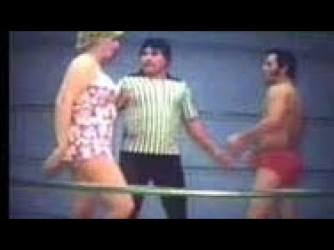 Mildred Burke - Tanya West Vs Juan Velez Mixed Wrestling match featuring