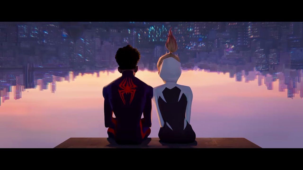 Miles and Gwen scenepack | Spiderman Across the Spiderverse