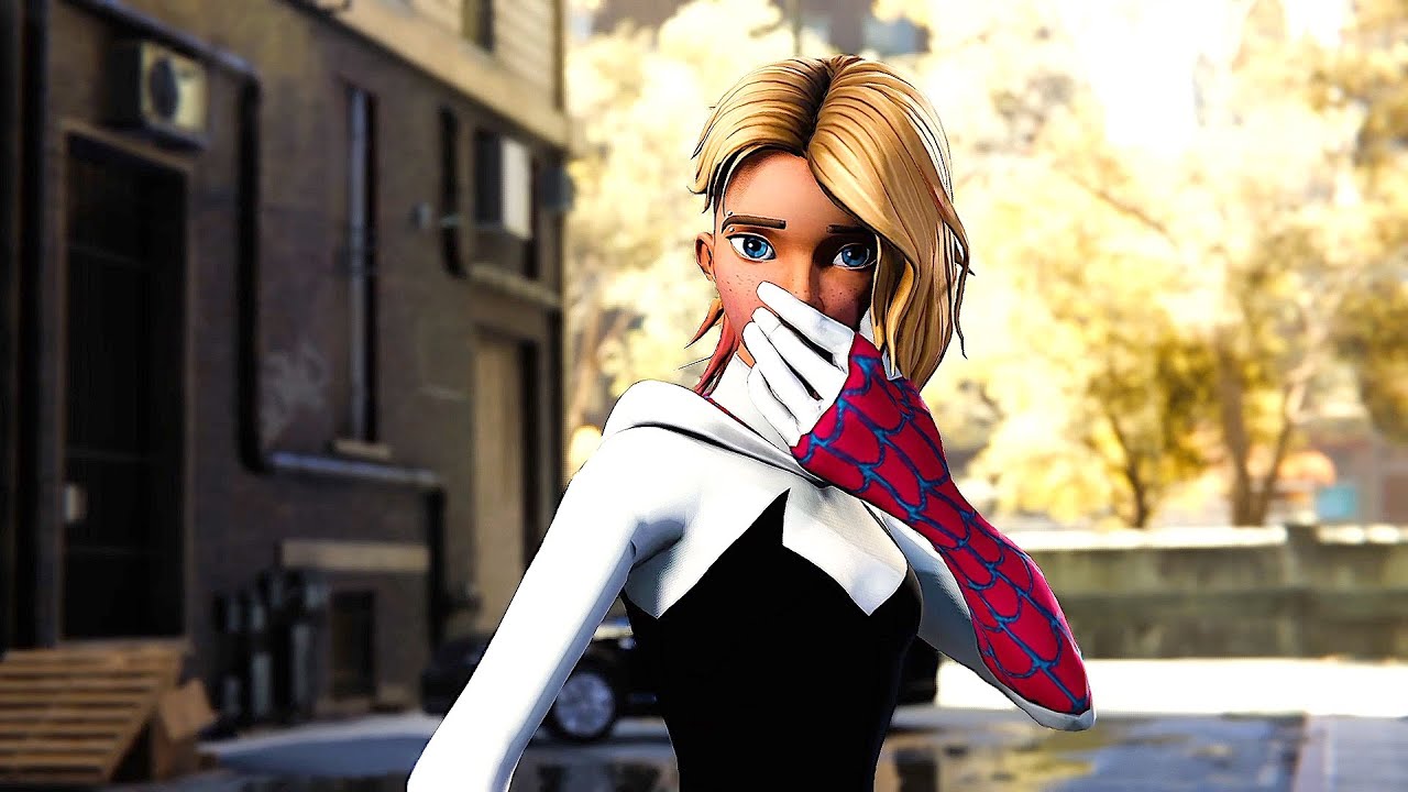 Miles Morales Punches Spider Gwen - Spider Man Pc Mods