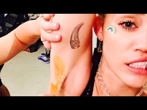 Miley Cyrus Overshares Armpit Waxing Session on Instagram