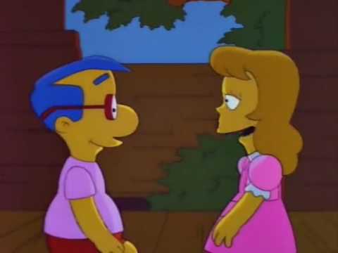Milhouse says We started as Romeo and Juliet